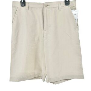 Champion Shorts Womens L 12-14 Quick Dry Beige Polyester Shrink Resistant